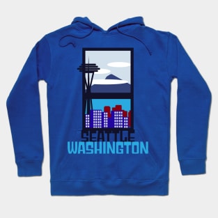 Seattle Skyline T-Shirt Hoodie